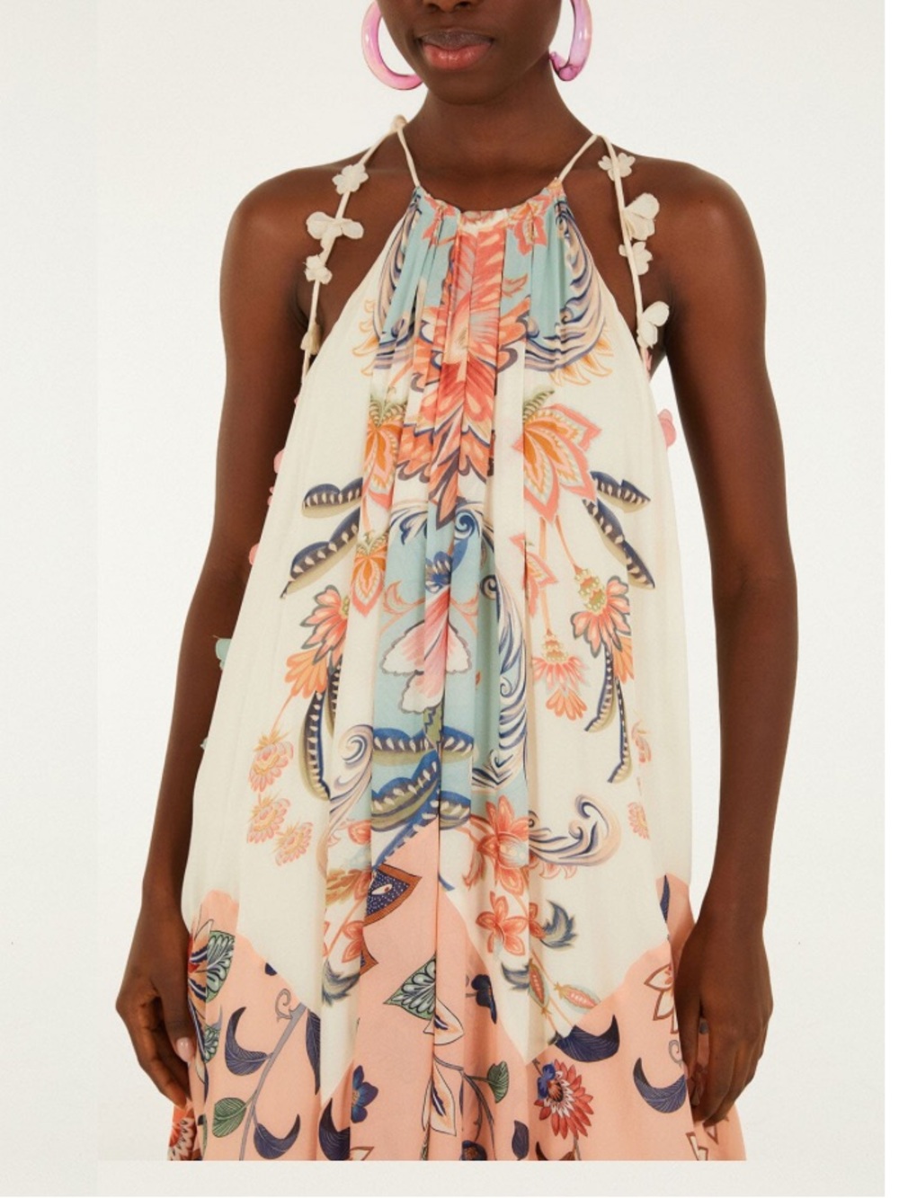 FARM Rio Boho Floral Delhi Maxi Wavy Dress - Picture 3 of 11